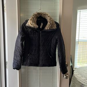 Aeropostale Juniors Puffer Jacket Small Hooded‎